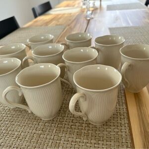 COPY - Coffee/Tea Cups Cream color Mikasa 10